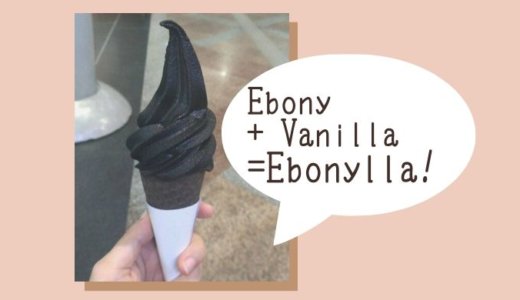 マレーシアの新インスタ映えスイーツ？真っ黒ソフトクリーム”Ebonylla”