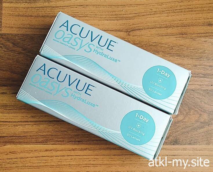 マレーシアLazadaで購入したワンデーアキュビューオアシス